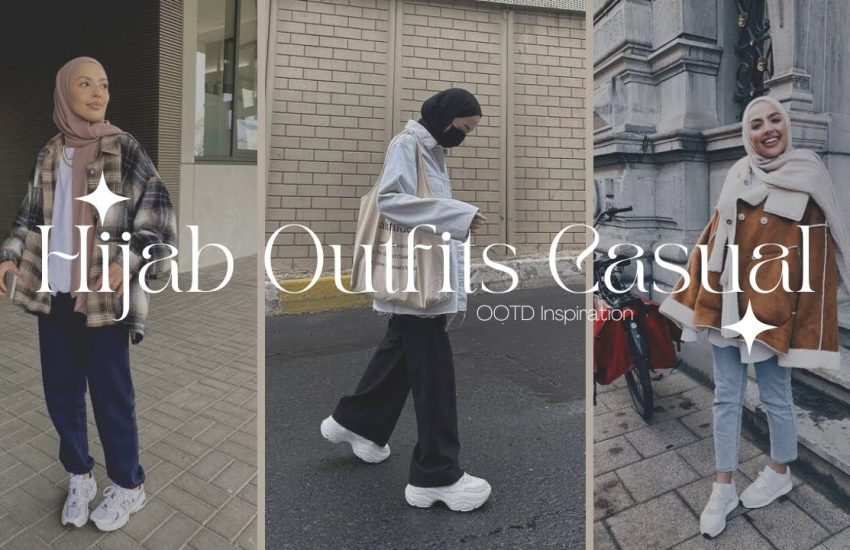 Style Hijab Casual Kekinian di Padu dengan Rok dan Celana