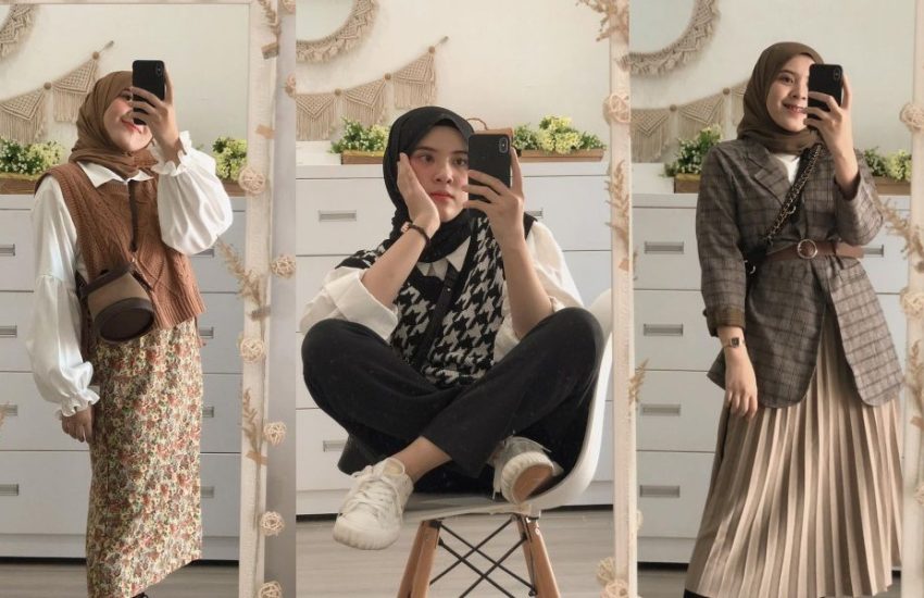 Inspirasi Fashion Hijab Dengan Style Vintage