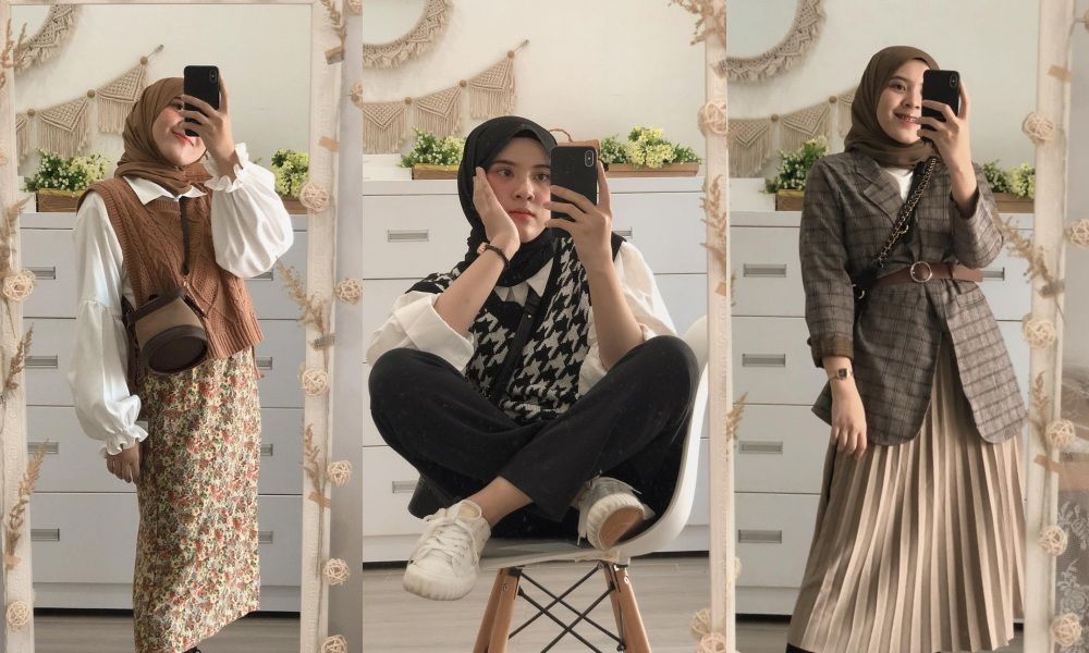 Inspirasi Fashion Hijab Dengan Style Vintage